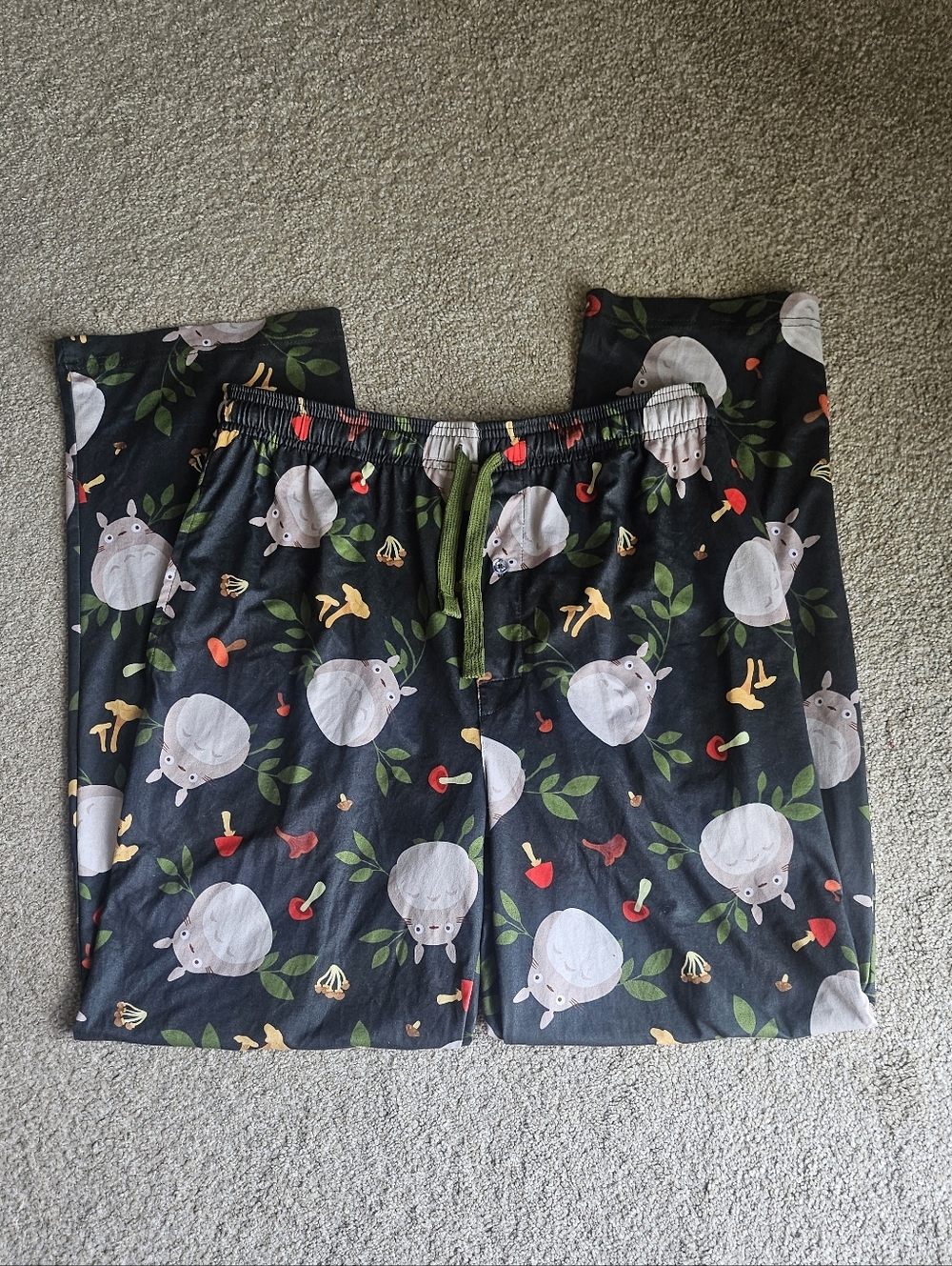 Totoro Pajama Bottoms SMALL